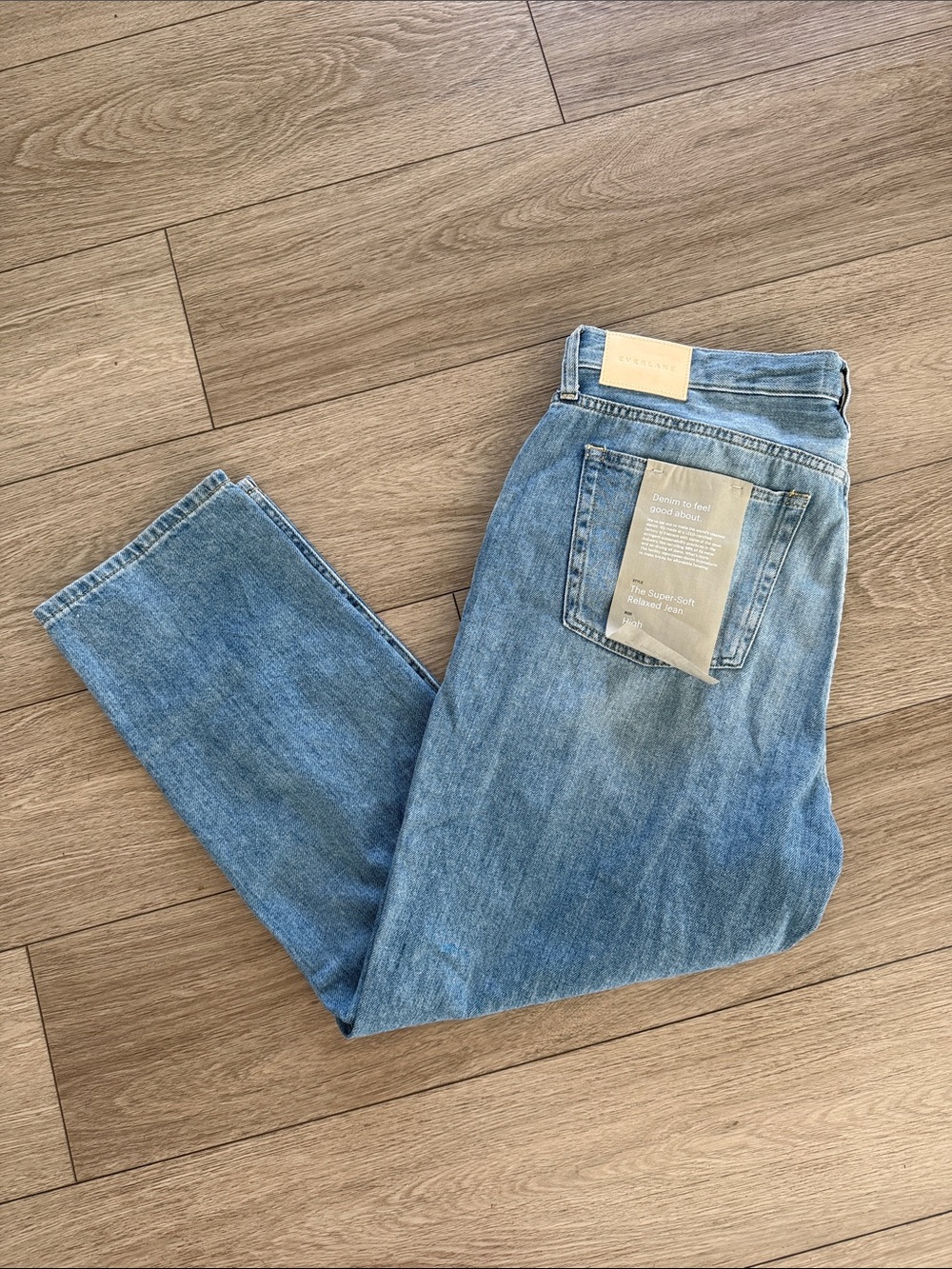 Everlane The Super Soft relaxed Jean vintage light blue NWT size 32 women’s